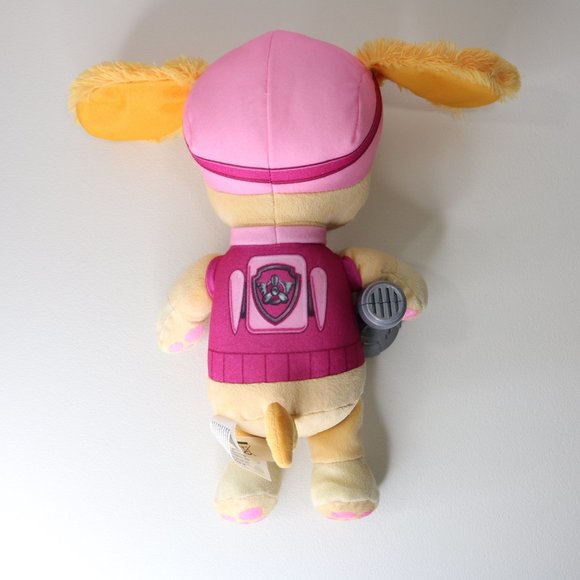 Paw Patrol Snuggle Up Pup Skye Bedtime Pal Flashlight Talking Puppy Plush - Picture 4 of 15